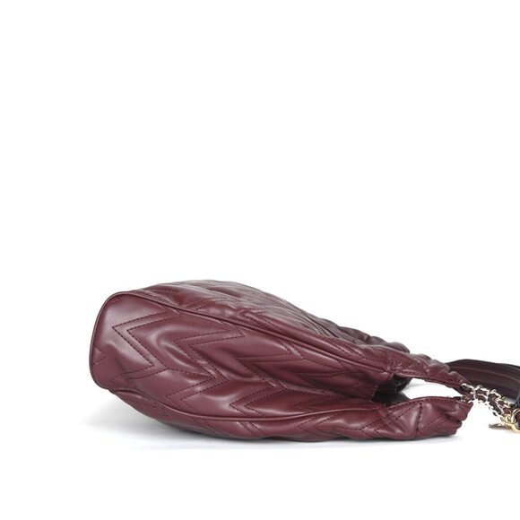 Guess Eda Large Hobo Bag - Burgundy - Picture 5 of 10